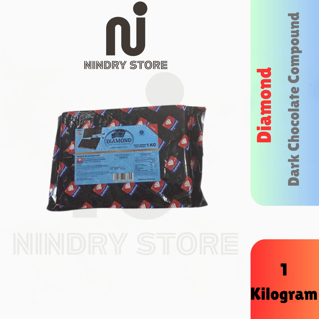 

Diamond Dark Chocolate Compound – Cokelat Masak Hitam untuk Kue & Dessert