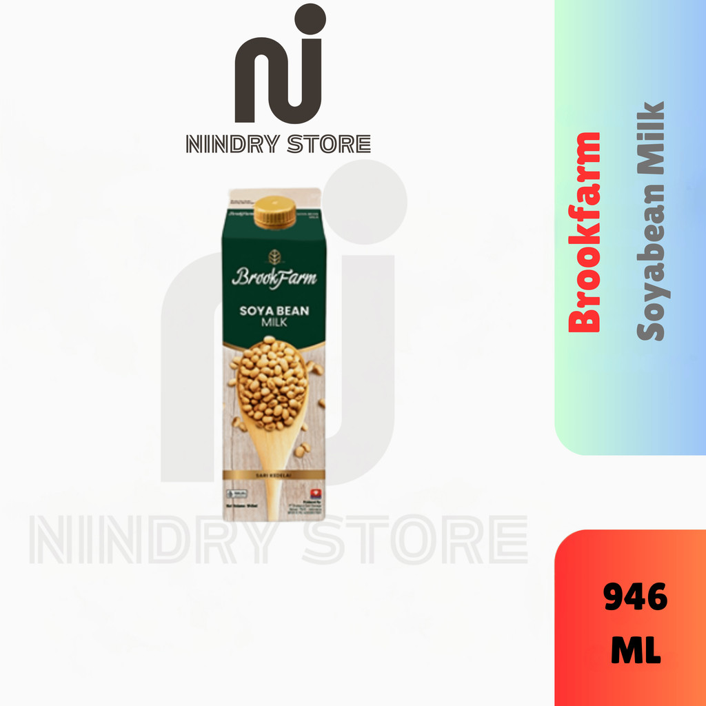 

Brookfarm Soya Bean Milk 946ml – Susu Kedelai Siap Minum, Segar & Vegan Friendly