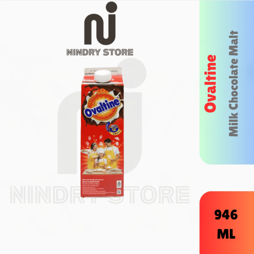 

Ovaltine Milk chocolate Malt 946ml – Susu Cokelat Malt Lezat & Bergizi, Siap Minum