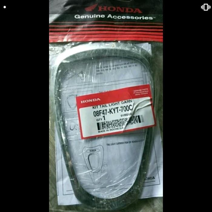 PREMIUM Kit Tail Light-Kit Stop Lamp-Garnish Lampu Scoopy 2010 Karbu Ori AHM
