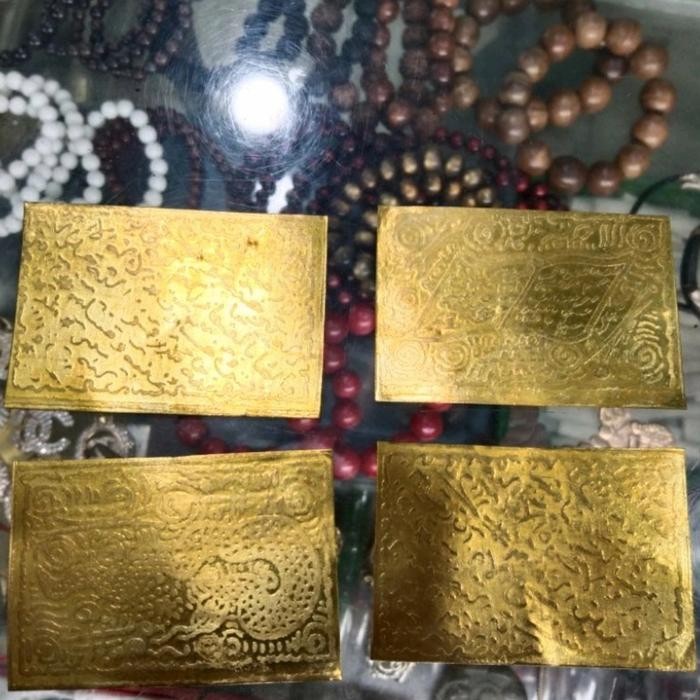 PREMIUM Plat Kuningan ktp rajah antik