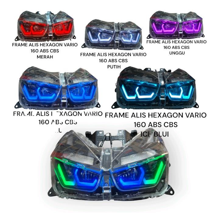 PREMIUM Alis frame HEXAGON RGB vario 160 abs cbs frame alis hexagon vario 160 abs cbs Motorcycle