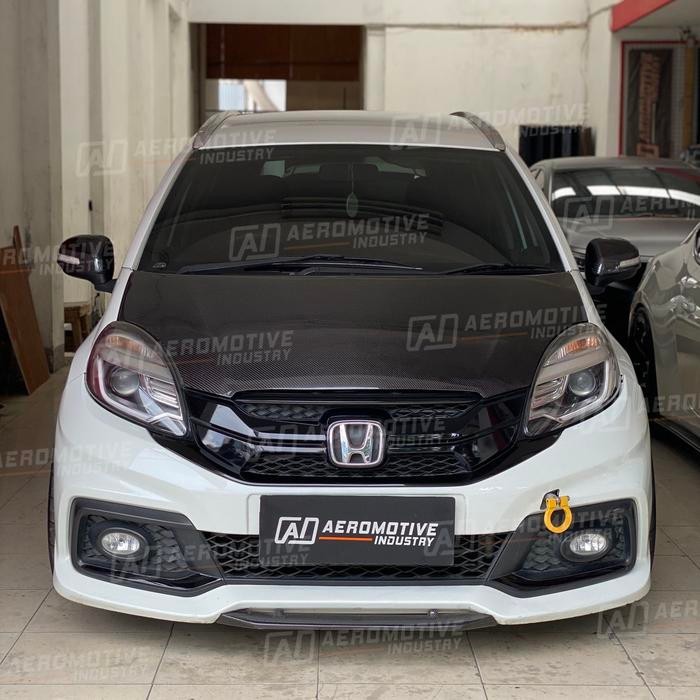 PREMIUM Bodykit lip spoiler add on depan Honda Mobilio RS carbon