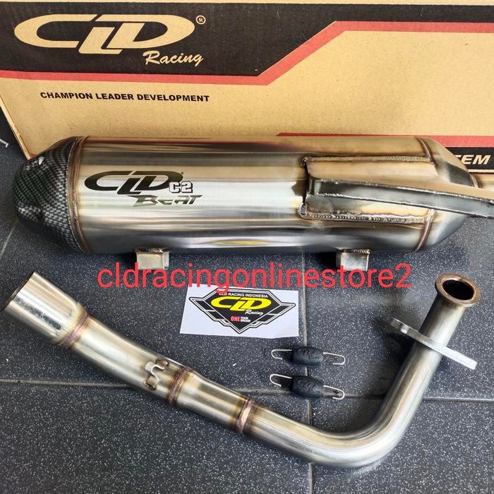 PREMIUM KNALPOT STANDAR RACING BEAT/BEAT FI,VARIO 110 KARBU