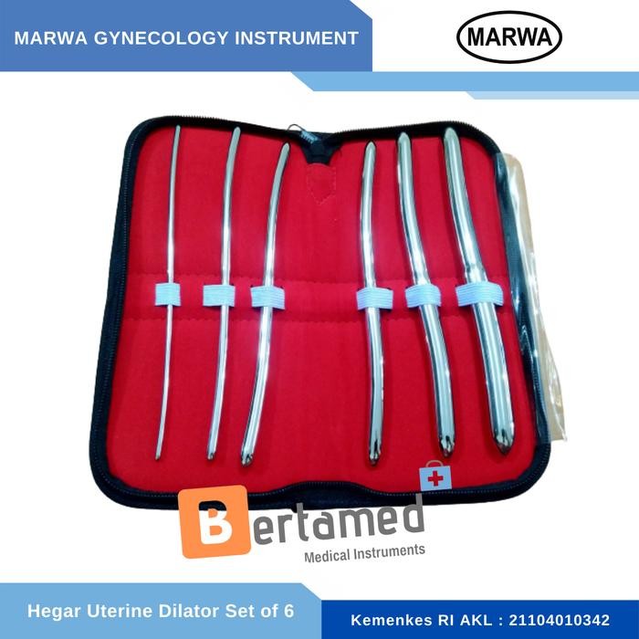 Hegar Dilator Set of 6 / Busi Hegar