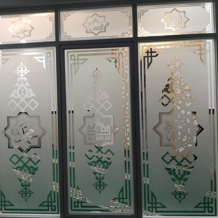 BEST SELLER cutting stiker kaligrafi masjid custom