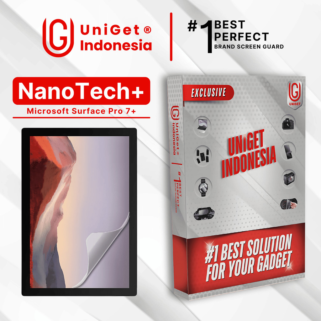 UniGet EPU BIO GENESIS Hydrogel for Microsoft Surface Pro 7+ / Screen Guard (Nanotech+ 100% Recycle)