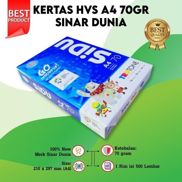 

Kertas Hvs A4 70Gr Sinar Dunia