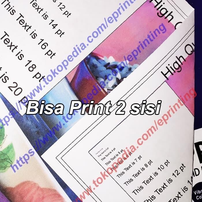 

Ready Stok Print / Cetak Brosur HVS A4 Full Color Warna 100 gsm /Rim
