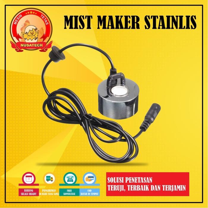 Mesin Kabut Mist Maker Humidifier Ultrasonic Stenlis