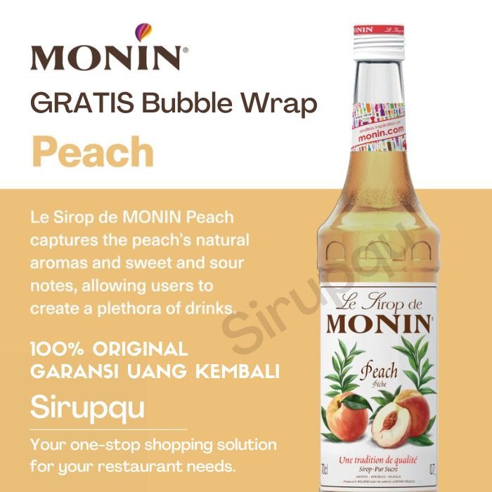 

MONIN Peach Syrup 70 CL 700 mL