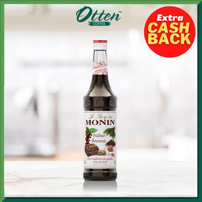 

Monin - Syrup Walnut Brownie (700 ML) - Sirup Minuman Rasa Brownies Kenari