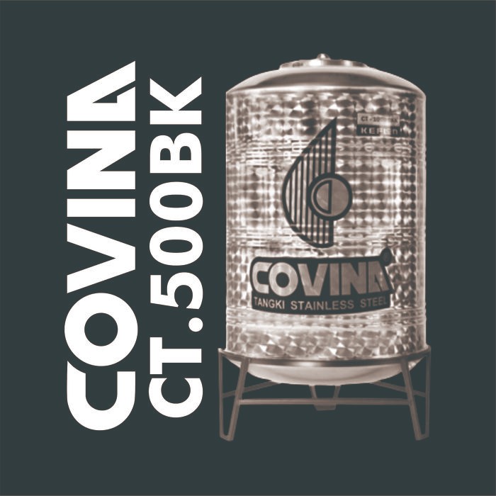 Tangki Air Covina Stainless Steel Ct 500 Bk Bkk Tandon Air Toren Air