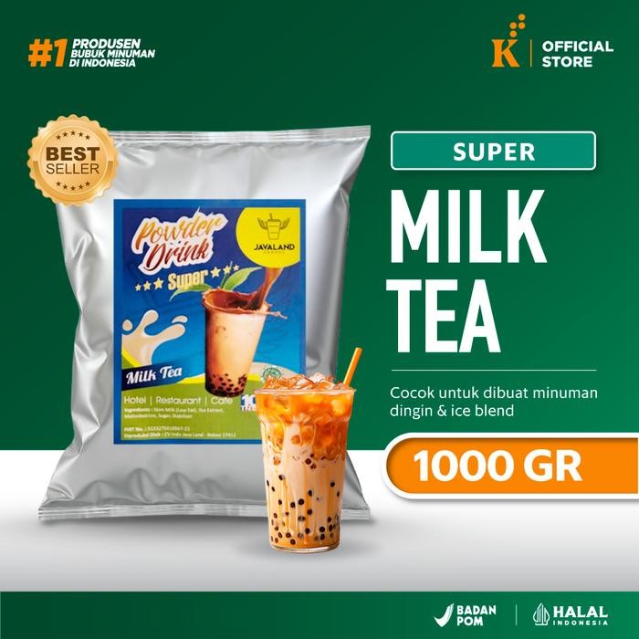 

Bubuk Minuman Bubble Powder Drink Rasa Milk Tea Super Javaland 1Kg