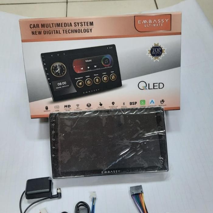 head unit android 9 inch embassy ram 2/32gb