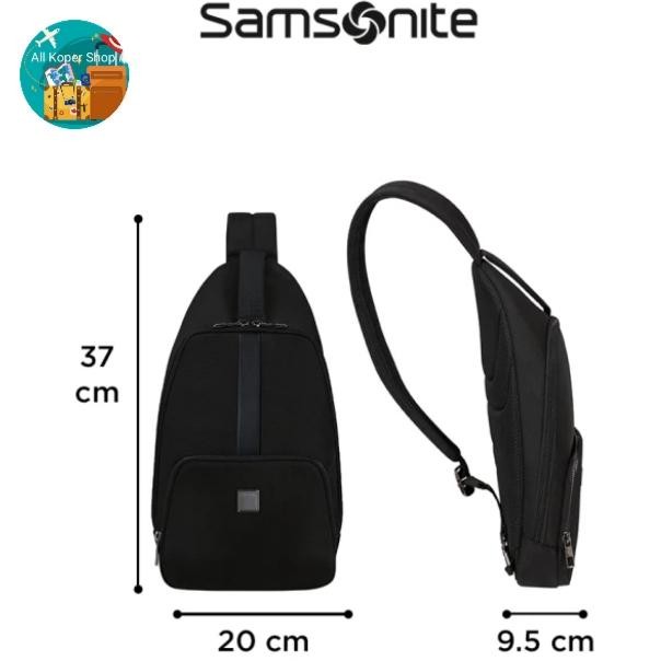 Tas Samsonite Sacksquare Sling Bag Medium Original