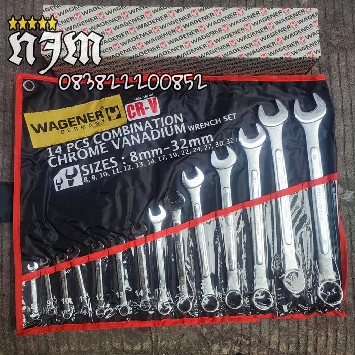 Termurah Kunci Ring Pas Set 8 - 32 Mm Wagener Kunci Ring Pas 14 Pcs Germany