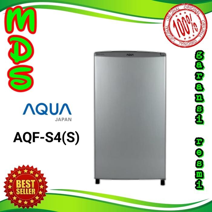 Freezer AQUA JAPAN AQF- S4(S) 4-5 RAK lemari es pembeku es batu kulkas Kode 1123