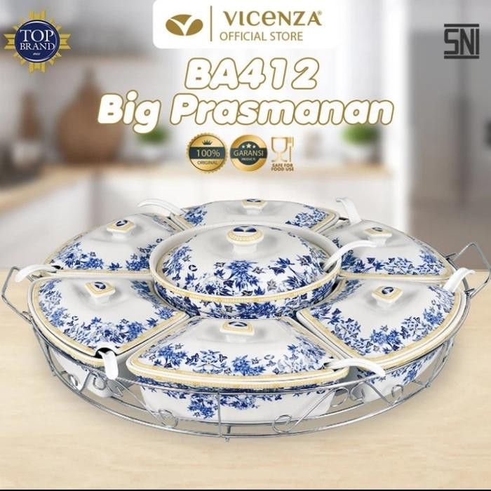 Vicenza Prasmanan Besar Set Dengan Roda Pemutar BA412 Kode 590