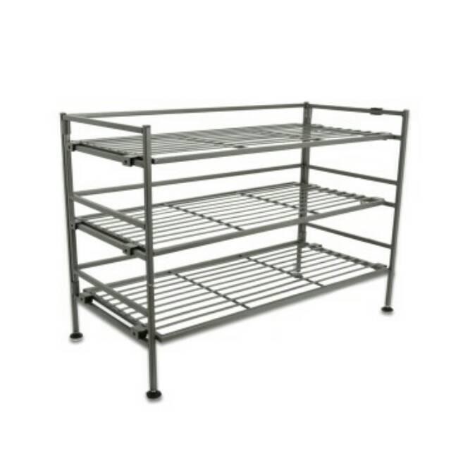 Krisbow Masterspace Rak Sepatu 3 Susun Besi