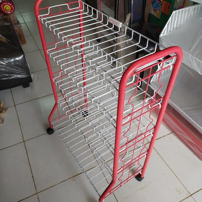 Rak Sepatu Besi 5 Susun