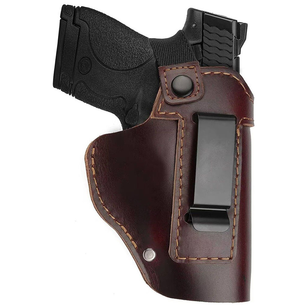 Kosibate Leather Gun Holster for Glock 17 19 21Taurus G2C Sig Sauer P226 SP2022 Concealed IWB Huntin