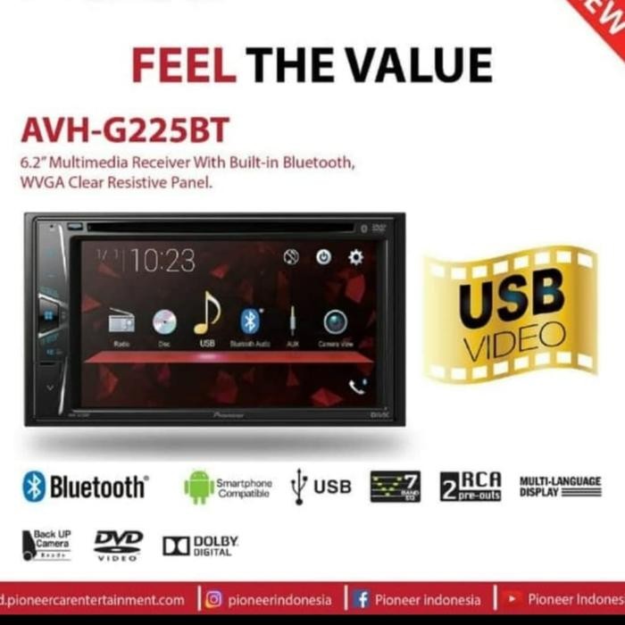 Pioneer avhg225bt - pioneer avh-g225bt - pioneer avh225bt - avh225