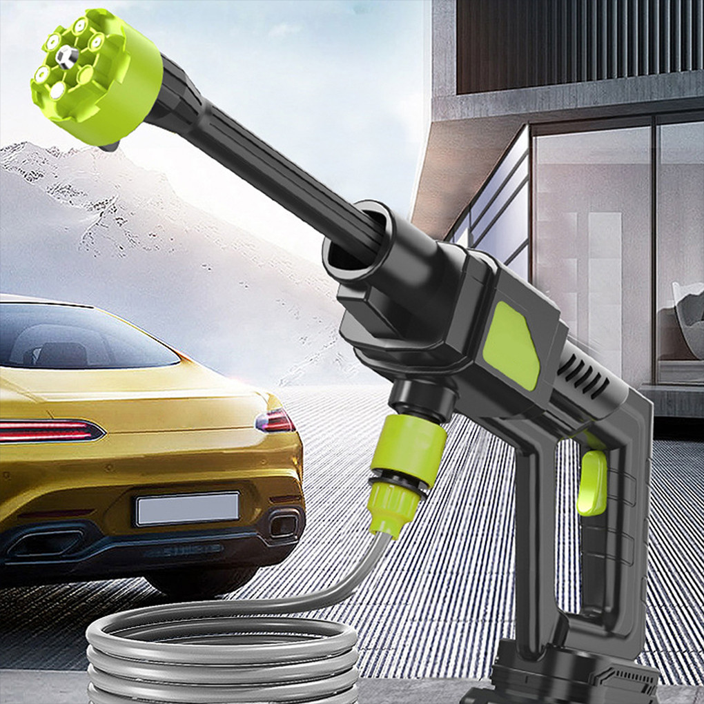 Home electric car washer 8100 rechargeable car washer lithium battery wireless high-pressure car