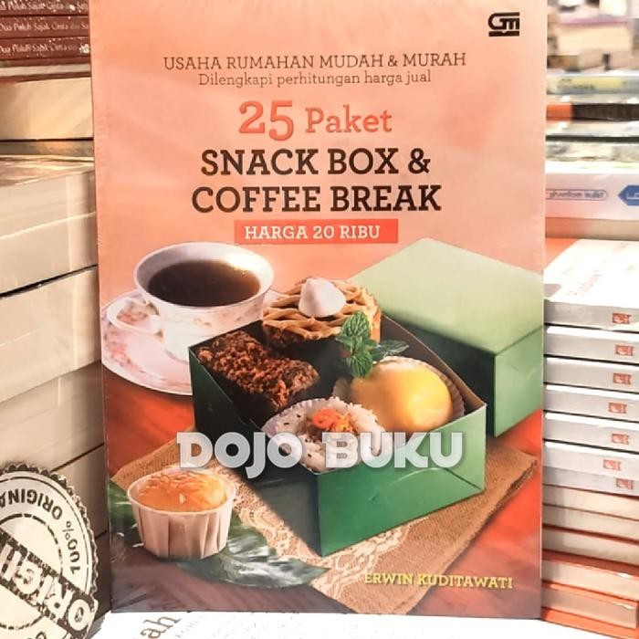 

TERPERCAYA Buku 25 Paket Snack Box & Coffee Break Budget 20 Ribuan + Dilengkapi Perhitungan Jual by