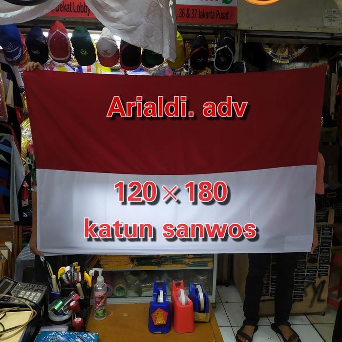 

Terlaris bendera merah putih ukuran 120180 cm bahan katun sanwos SALE