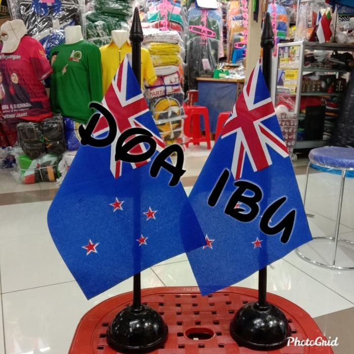 

Terlaris tiang kayu meja+bendera SELANDIA BARU SALE
