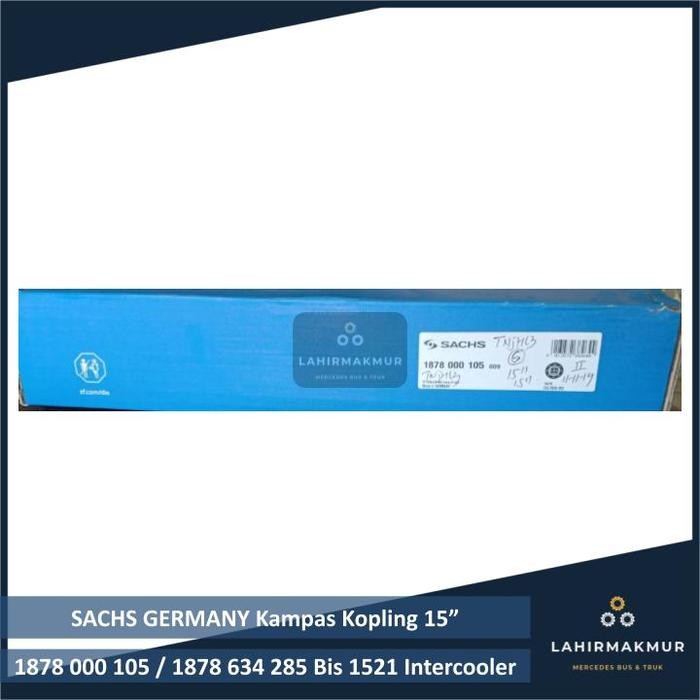 Kampas Kopling SACHS GERMANY Bis 1521 Mercy/Mercedez/Mercedes Benz Best Quality