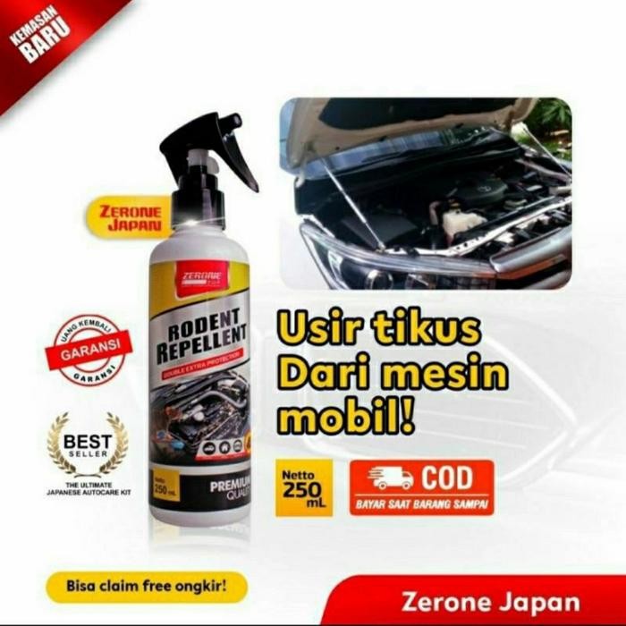 ZERONE RODENT REPELLENT PENGUSIR TIKUS DALAM MESIN MOBIL ZERONE JAPAN