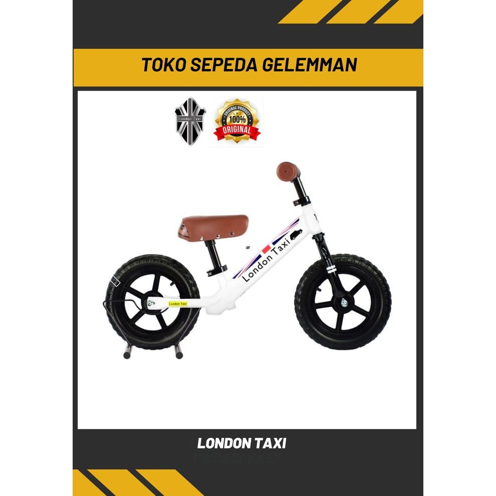 Sepeda Anak Balance Bike London Taxi