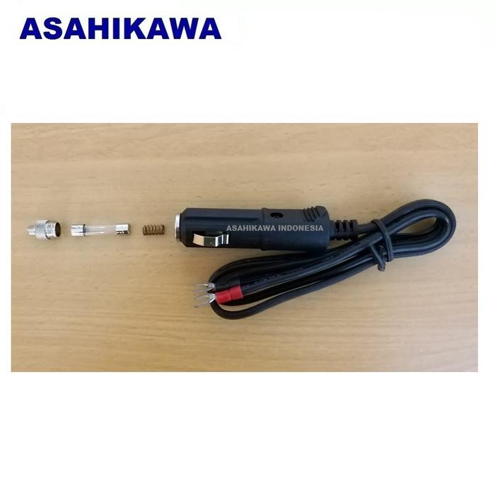 Terbaru Asahikawa Kabel Lighter Mobil Inverter Male Car Socket Lighter Jack Dc Original