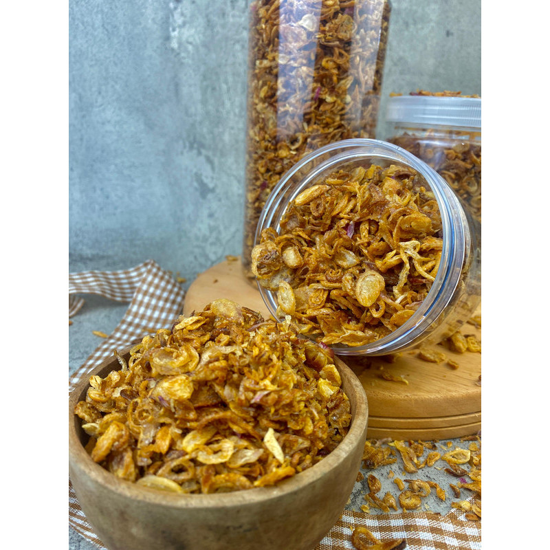 

Bawang Goreng Renyah Premium |Asli Brebes | Tanpa Pengawet Non MSG | Tahan Lama