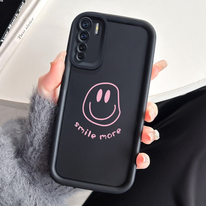 Casing Hp OPPO A91 OPPO F15 OPPO Reno 3 Case Casing Tas Emoji Alien HP Anime Softcase Seluler Kesing