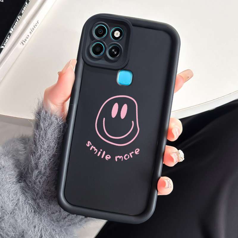 Casing Hp Infinix Smart 6 Infinix Smart 6 Plus Case Casing Tas Emoji Alien HP Anime Softcase Seluler