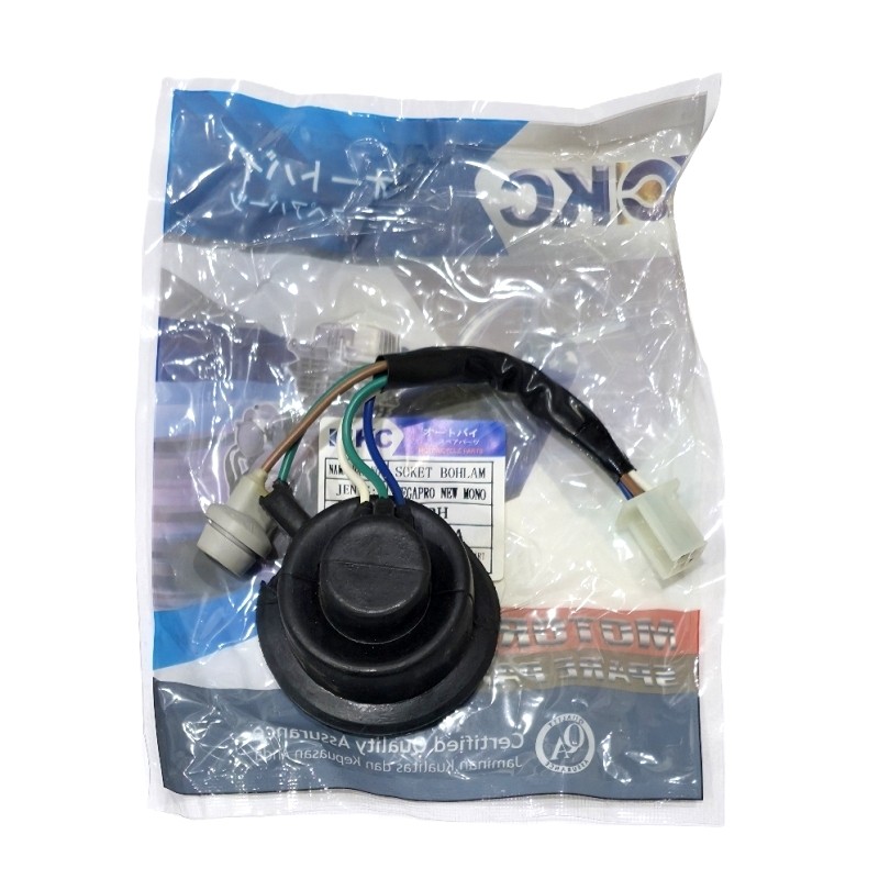 FITTING LAMPU/SOKET BOHLAM DEPAN KC MEGAPRO NEW MONO