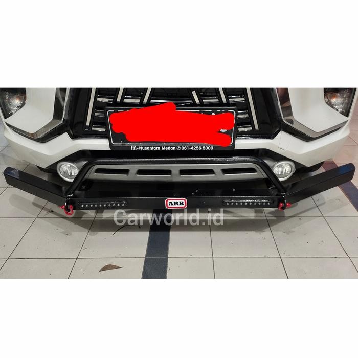Towing Bar Depan Palang Bumper Besi Xpander + Led