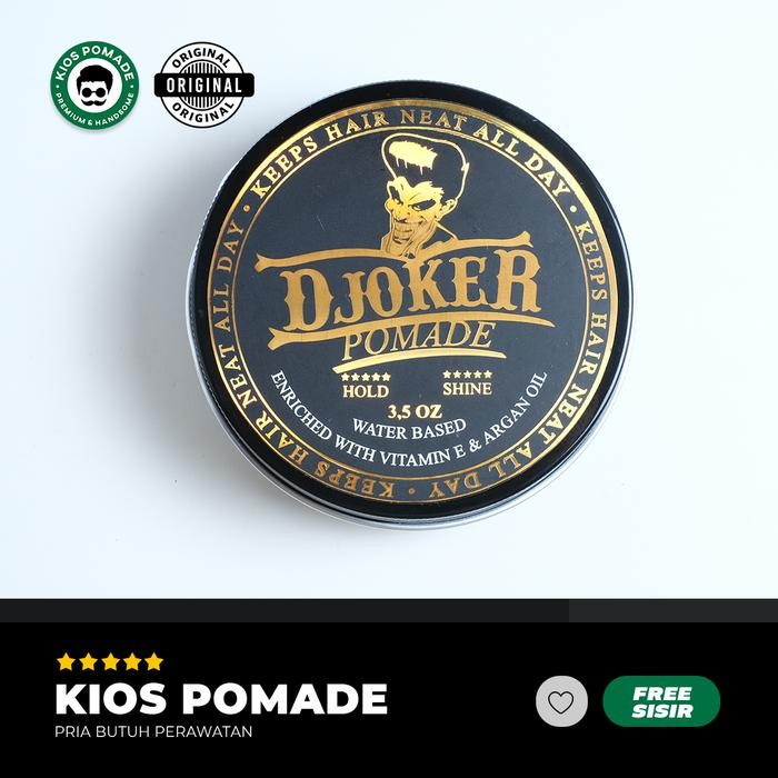 DJOKER POMADE WATER BASED GRAPE SCENT Aroma Wangi Anggur