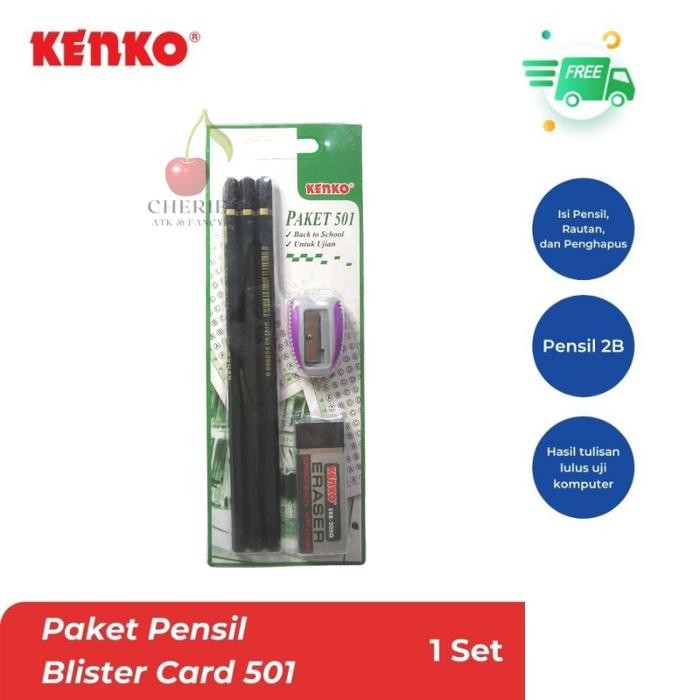 

READY Paket Pensil Kenko - Blister card 501 / 801 - 1 Set