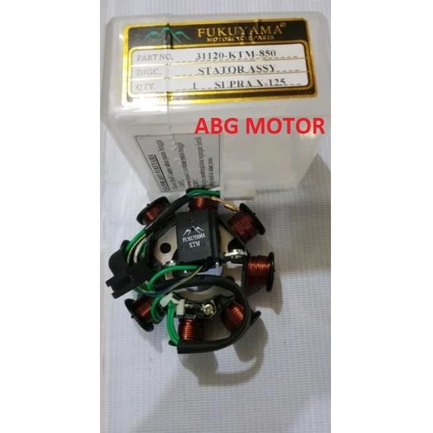 STATOR SPUL KOMPLIT SUPRA X 125 KARBU KUALITAS SUPER