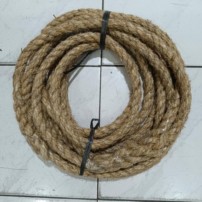 Tali panjat PLN tali coklat tambang pengaman panjat tiang pju listrik Kode 967