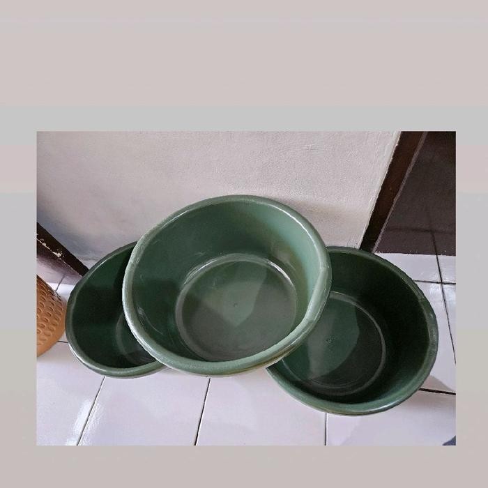 Baskom 20 Qatar Per 3 Pcs Bahan Plastik Tebal Mantap -Gratisongkir