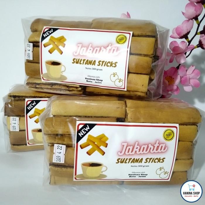 

Biskuit Sultana Sticks Jakarta Netto 500 gram