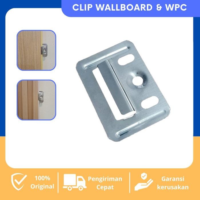 

Clip isi (100 pcs) clip Wallboard & Wallpanel Wpc / klip bleket cantolan wpc panel dan wallpanel