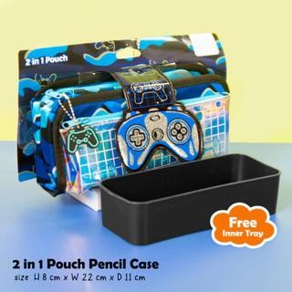 

PREMIUM Fun Time 2-in-1 Pencil case tempat pencil anak 09132 best seller