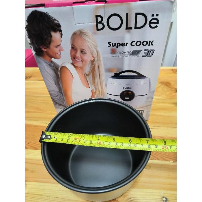 Bolde Super Cook Inner Pot 1 L Palladium Eco 3D Panci Cadangan Anti Lengket Untuk Rice Cooker 1 L