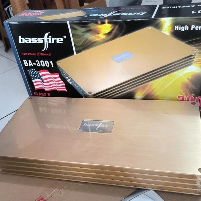 New Power Monoblok Bassfire Ba-3001 Monoblock Bassfire Ba 3001 3000W Ready